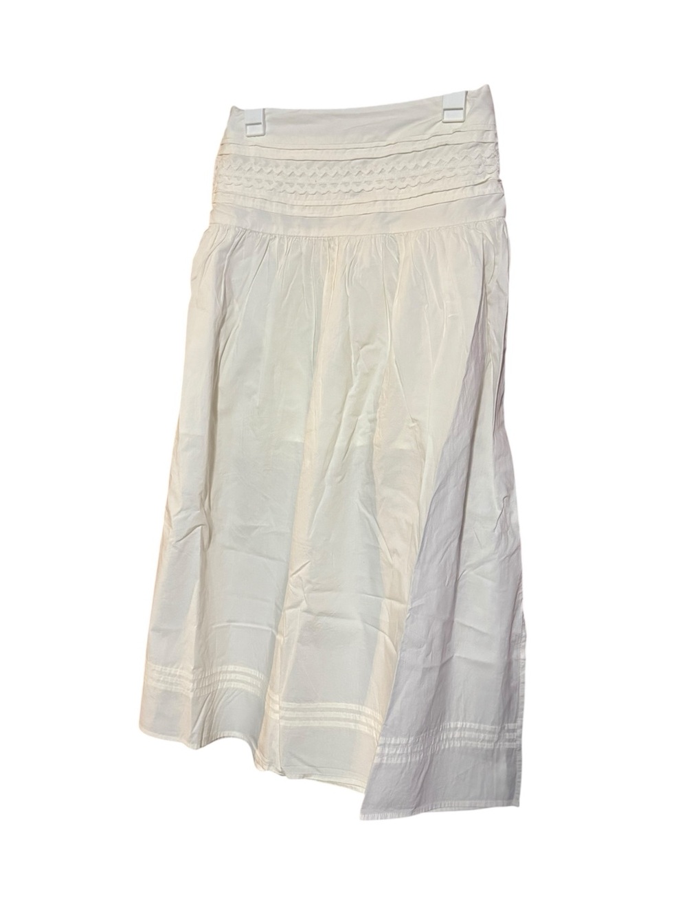 A New Day Eyelet Boho Midi Skirt In Cream NWT - Picture 6 of 15